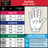 MD Jr Black Bears CCM 85C Custom Gloves Junior