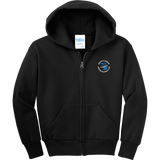 Mount Clemens Skating Youth Core Fleece Full-Zip Hooded Sweatshirt
