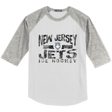 NJ Jets Youth Colorblock Raglan Jersey